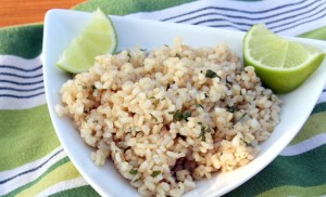 Cilantro brown rice recipe for wellness and nutrition